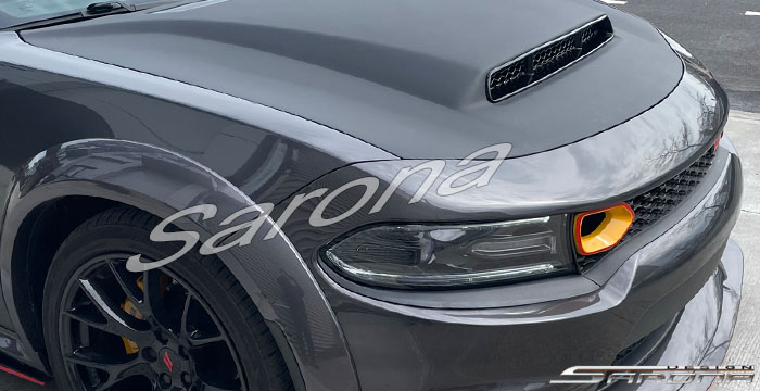 Custom Dodge Charger  Sedan Hood (2015 - 2024) - $1450.00 (Part #DG-026-HD)